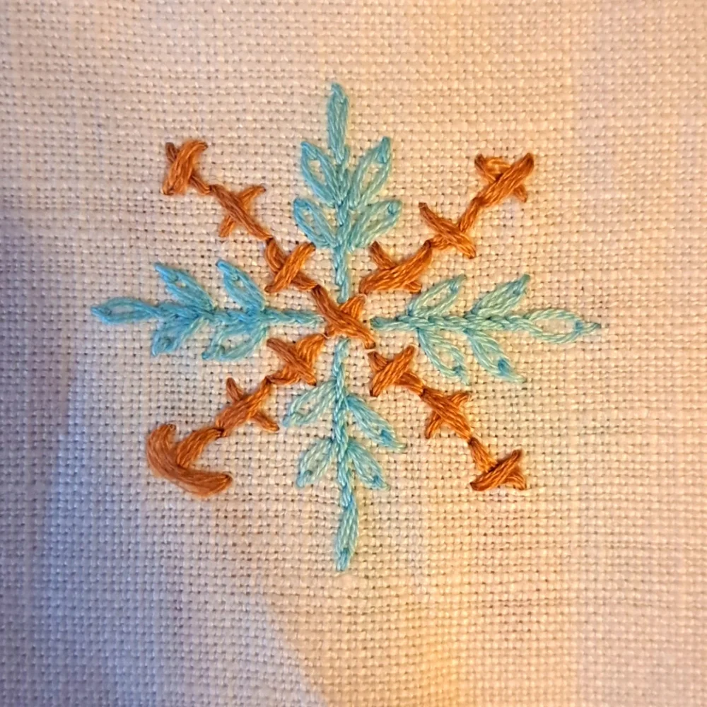 Vintage Table Runner Hand done Crochet/Embroidered/Crosstitched